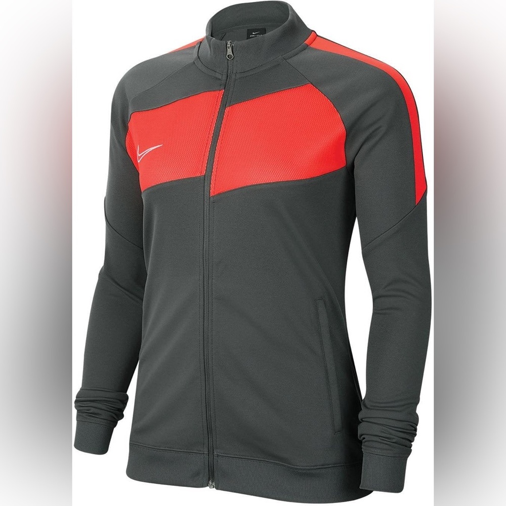 Nike Red and Black Zip-Up Jacket